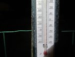 La température minimale à 1m50 est tout de même descendue mercredi aux alentour des -5°C.