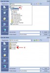 Cliquer sur Mes Documents (3) et Mes Images (4)