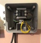 relais de pompe 220 volts, Hunter, en phase de câblage