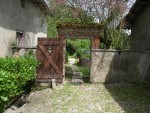 l'entrée de mon potager