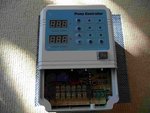 Vue de dessus face avant coffretcontrole pompe