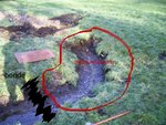 emplacement bonde et trou à reboucher