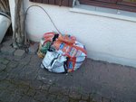 les sacs de terre de jardin que j'ai récupéré, c'est la terre que j'ai trié