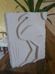 Ma 1ere sculpture (support : pierre blanche craie)