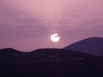 Coucher de soleil - photo prise ce soir à 20h40mn.