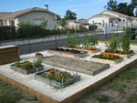 le potager dans son ensemble