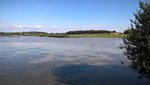 L'eau est un peu vaseuse actuellement avec la chaleur.