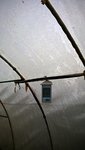 Même l'intérieur du tunnel est bien gelé,avec un mercure qui si ait abaissé sous les -1°C.